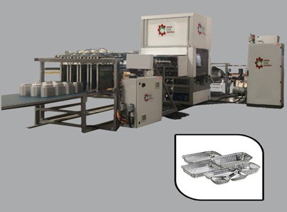 Manufacturer of Metallic foil container machine in coimbatore